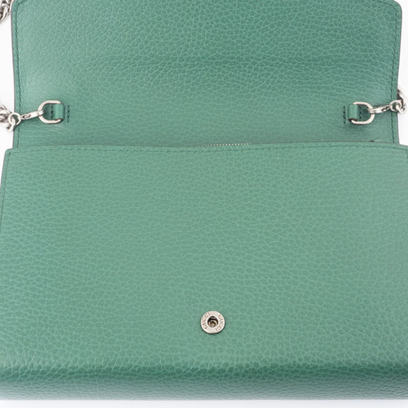 GUCCI Green Leather Shoulder Bag - Picture 11 of 15